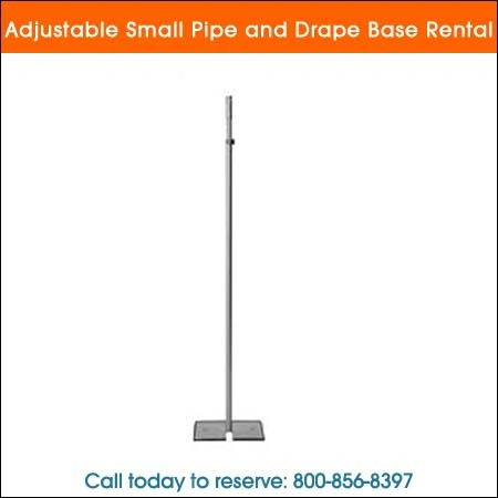 adjustable-small-pipe-and-drape-base-rental