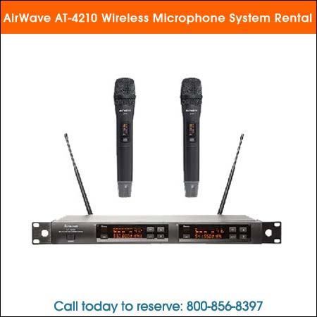 AirWave AT-4210 Wireless Microphone System Rental
