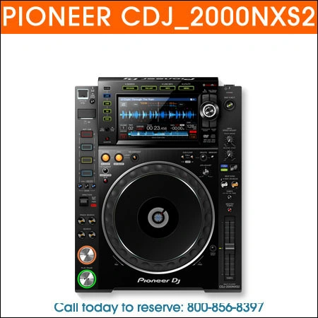 Pioneer CDJ2000nxs2 Rental Chicago