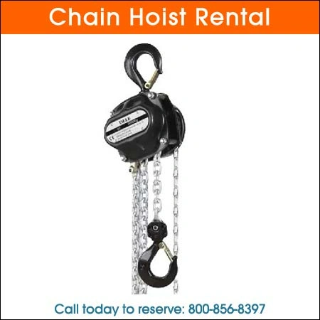 chain hoist rental Chicago