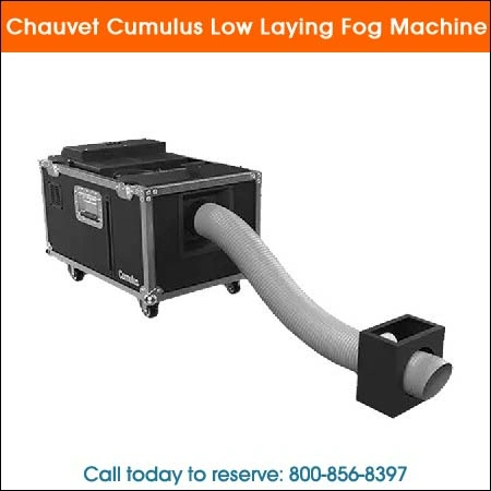 chauvet cumulus low laying fog machine rental