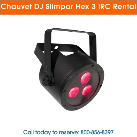 Chauvet DJ slimpar hex 3 irc rental