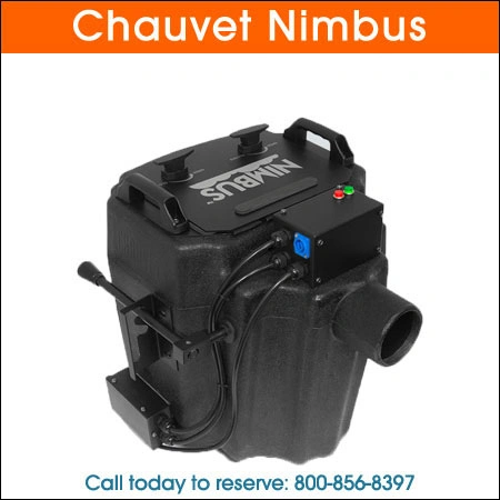 Chauvet Nimbus For Machine Rental Chicago
