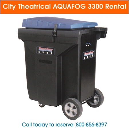city theatrical aquafog 3300 rental