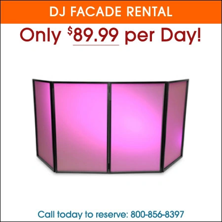 DJ facade rental Chicago
