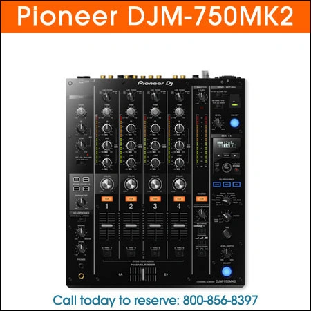 Pioneer DJM-750MK2 Mixer Rental