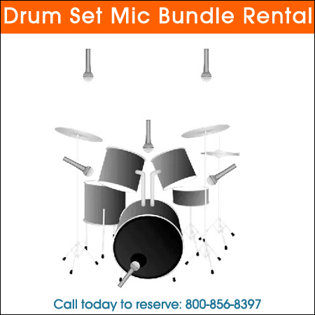 Drum Set Mic Bundle Rental