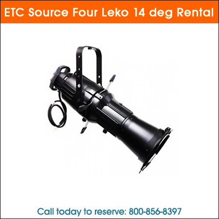 ETC source four leko 14&deg; rental