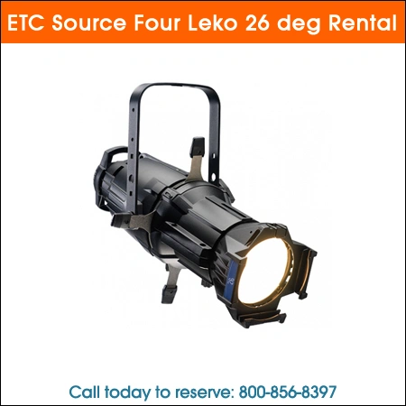 ETC source four leko 26&deg; rental