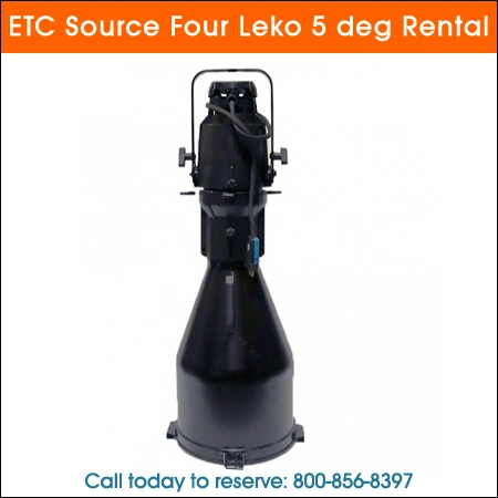 ETC source four leko 5 deg rental