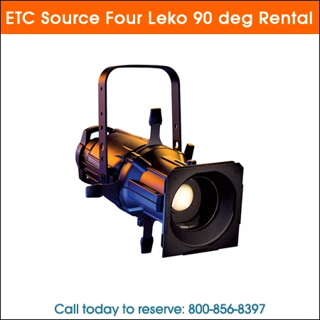 ETC source four leko 90&deg; rental