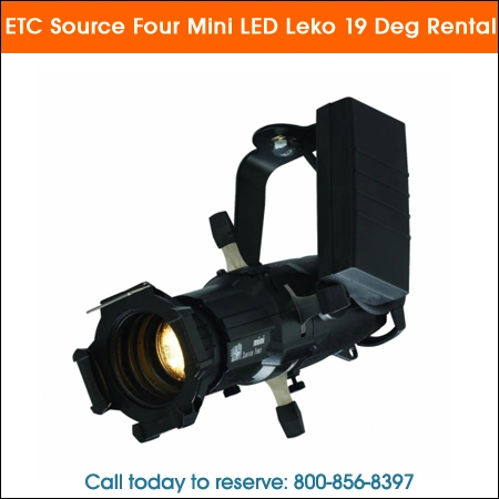 ETC source four mini led leko 19 deg rental