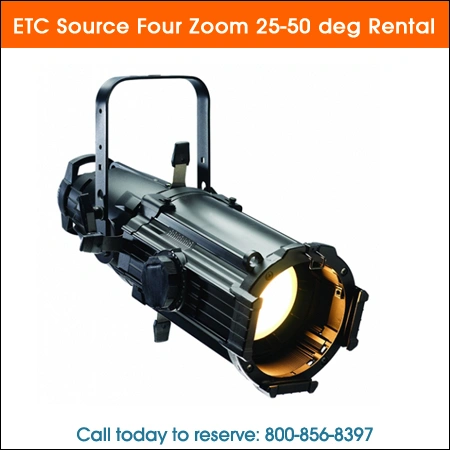 ETC source four zoom 25-50 deg rental
