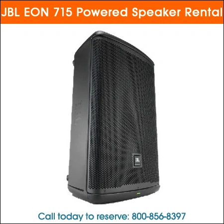 JBL eon-715 powered speaker Rental Chicago