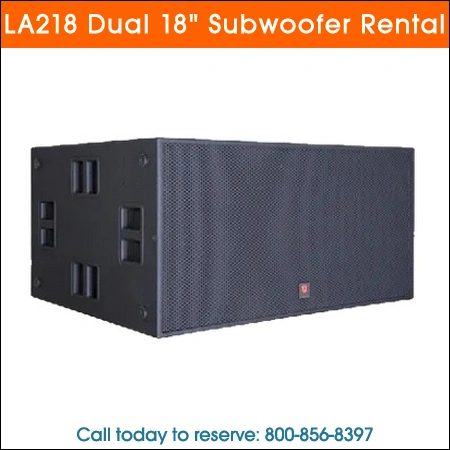 la218 dual 18 subwoofer Rental Chicago