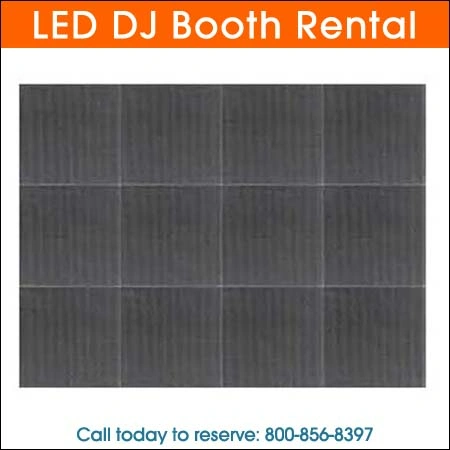 LED DJ Booth Rental Chicago