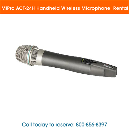 MiPro ACT-24H Handheld Wireless Microphone Rental