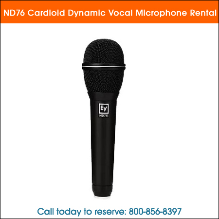 ND76 Cardioid Dynamic Vocal Microphone Rental