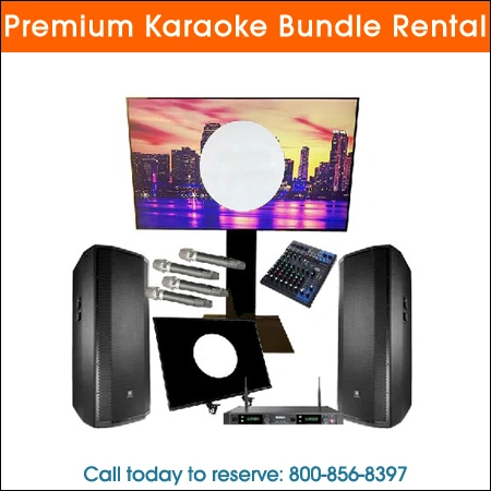 premium karaoke bundle Rental Chicago