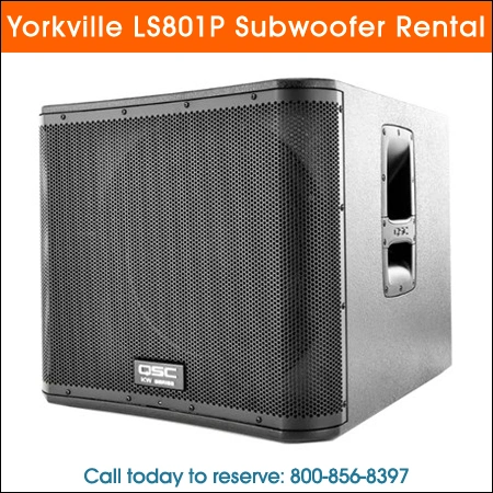QSC hpr151 18 self powered subwoofer