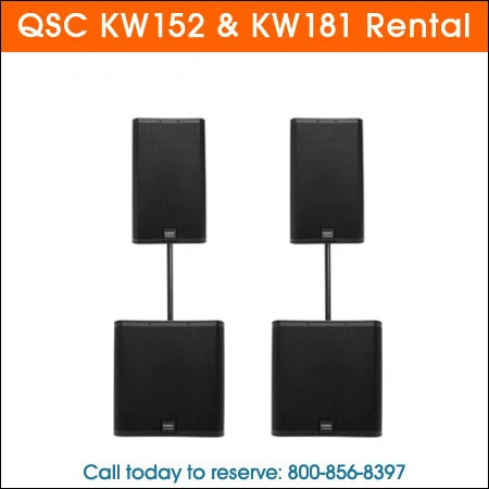 QSC KW152 & KW181 Rental Chicago