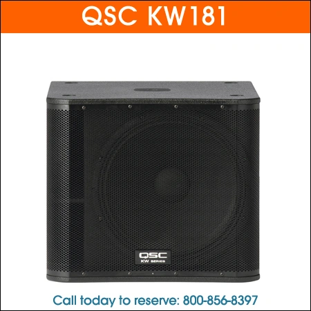QSC KW181 Rental Chicago