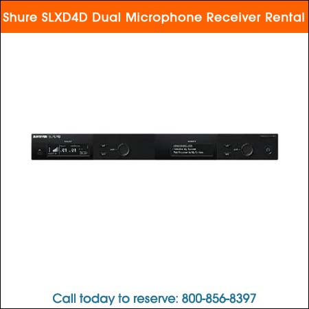 Shure SLXD24D/SM58 Dual Wireless Microphones Rental