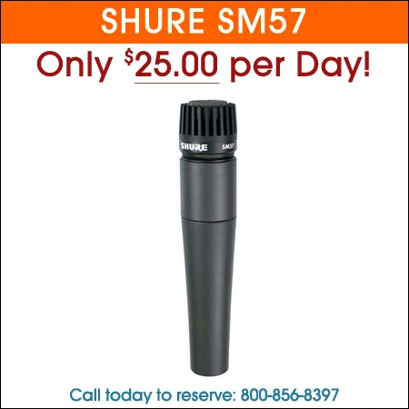 Shure sm57 Rental Chicago