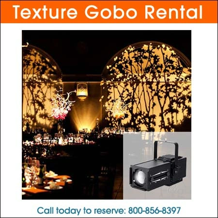 Texture gobo Rental Chicago