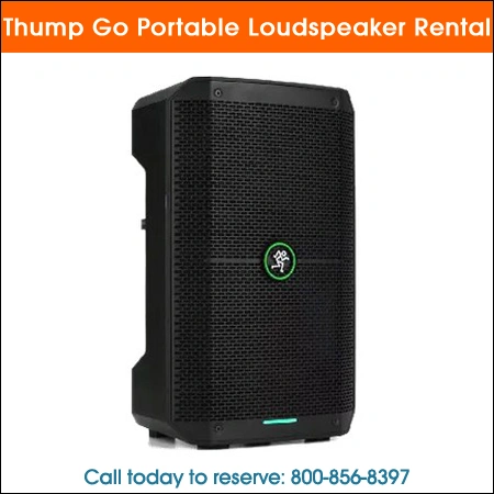 Mackie thump go portable loudspeaker Rental Chicago