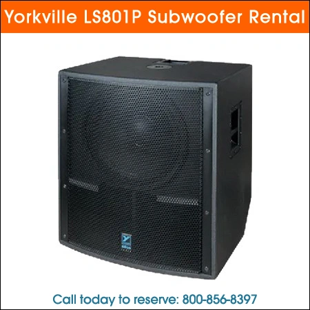 Yorkville ls801p subwoofer Rental Chicago