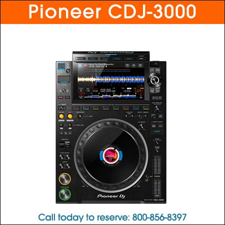 Pioneer CDJ3000 Rental Chicago