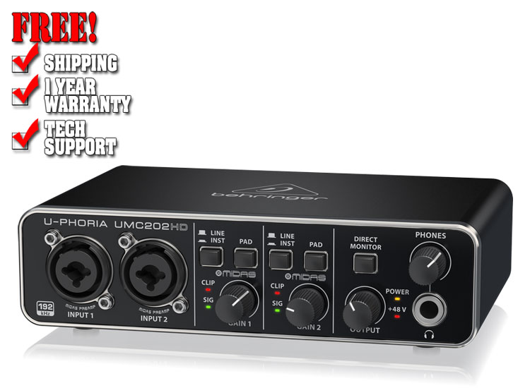 Behringer U-PHORIA UMC202HD