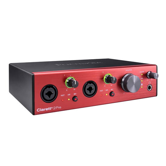 Focusrite Clarett+ 2Pre