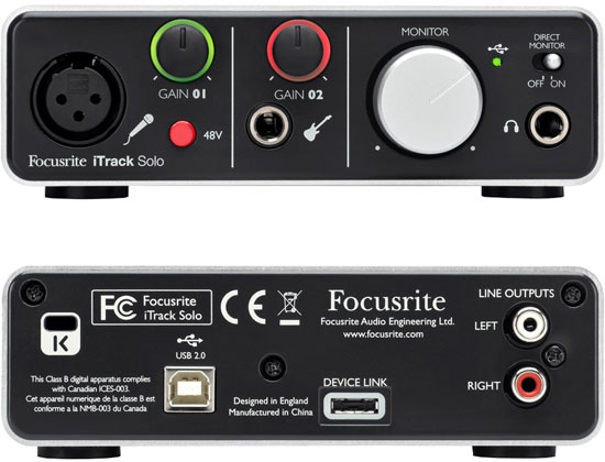 Focusrite iTrack Solo