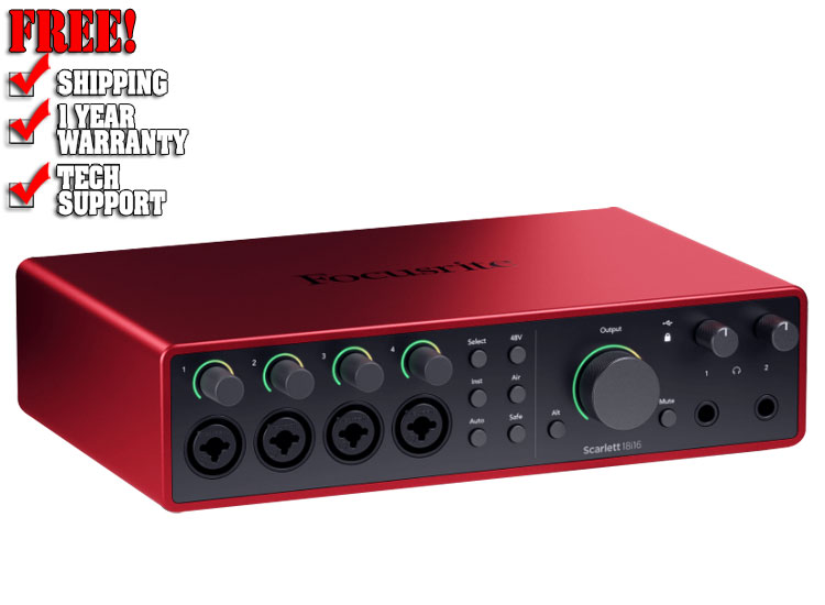 Focusrite Scarlett 18i16 4th Gen