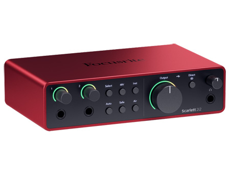 Focusrite Scarlett 2i2 4th Gen