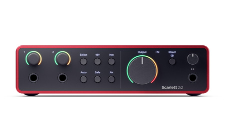 Focusrite Scarlett 2i2 4th Gen