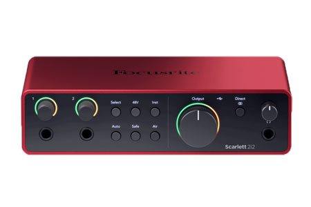 Focusrite Scarlett 2i2 4th Gen
