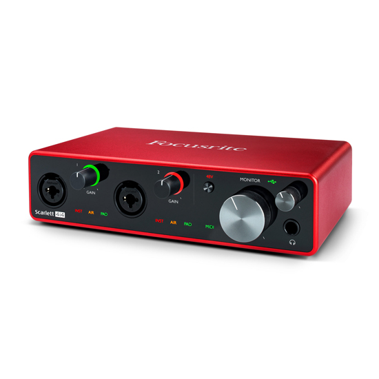 Focusrite Scarlett 4i4 [3rd Gen]