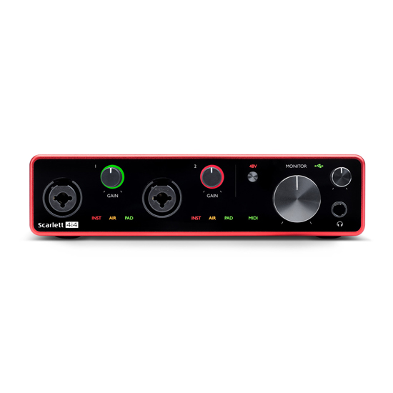 Focusrite Scarlett 4i4 [3rd Gen]