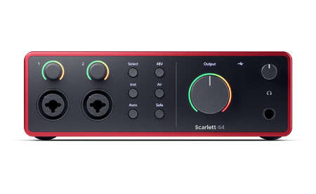 Focusrite Scarlett 4i4 4th Gen