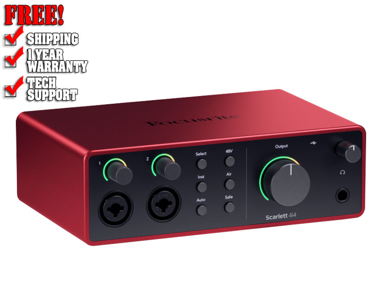 Focusrite Scarlett 4i4 4th Gen