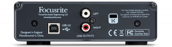 Focusrite iTrack Solo