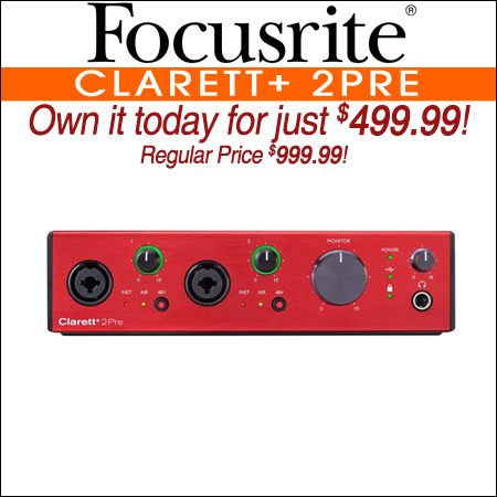 Focusrite Clarett+ 2Pre