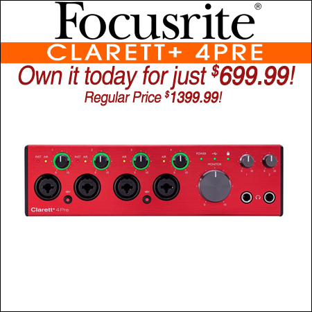 Focusrite Clarett+ 4Pre