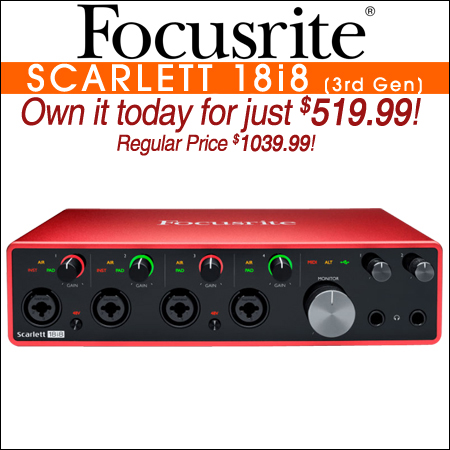 Focusrite Scarlett 18i8 [3rd Gen]