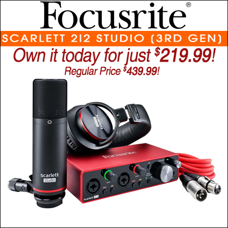 Focusrite Scarlett 2i2 Studio [3rd Gen]