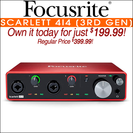 Focusrite Scarlett 4i4 [3rd Gen]