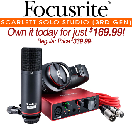 Focusrite Scarlett Solo Studio [3rd Gen]